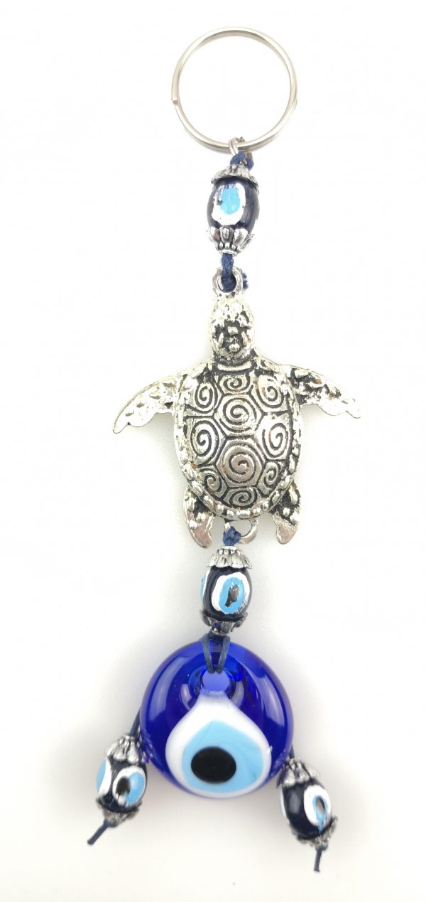 Handmade Animals Keychain with Lucky Evil Eye - Nazar Alloy - Xmas Gift - Image 5