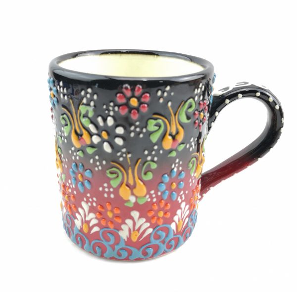 Handmade Ceramic Tea/Coffee Mugs - Hand Painted Turkish Pottery - Image 5