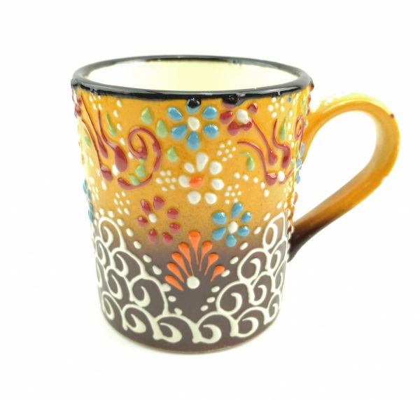 Handmade Ceramic Tea/Coffee Mugs - Hand Painted Turkish Pottery - Image 7