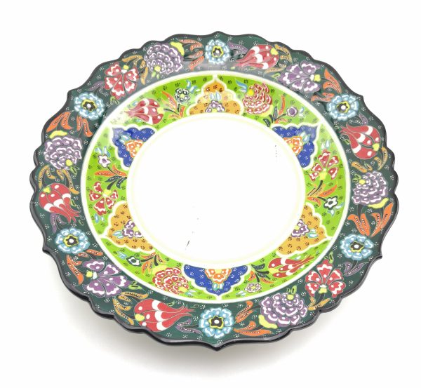 Hand Painted Ceramic Plate - Handmade Turkish Pottery - Image 8