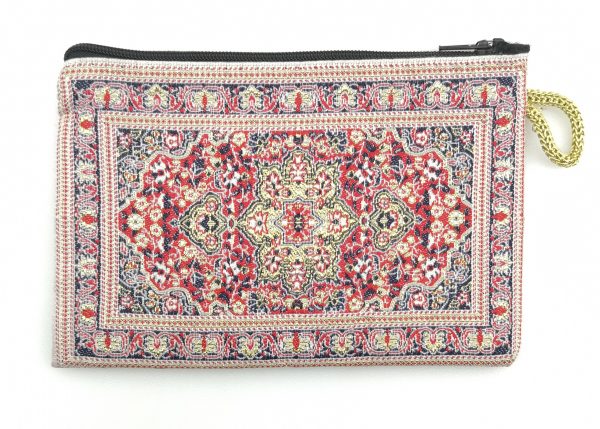 Traditional Turkish Handmade Purse with Handmade Kilim Carpet Patterns - Image 6