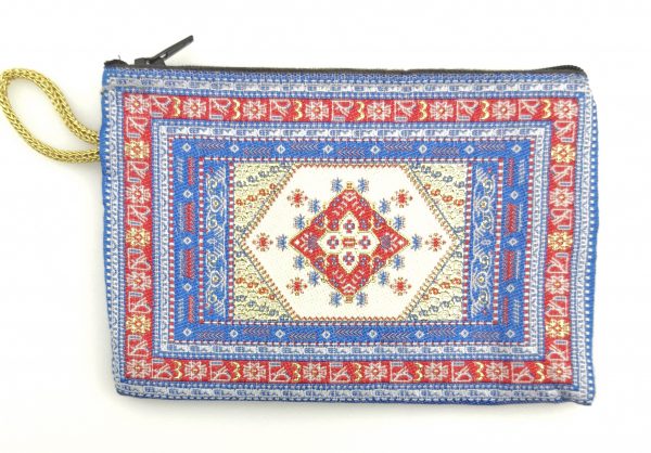 Traditional Turkish Handmade Purse with Handmade Kilim Carpet Patterns - Image 8