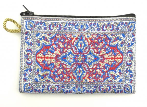 Traditional Turkish Handmade Purse with Handmade Kilim Carpet Patterns - Image 9