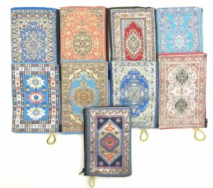 Traditional Turkish Handmade Purse with Handmade Kilim Carpet Patterns