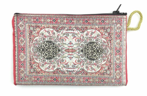 Traditional Turkish Handmade Purse with Handmade Kilim Carpet Patterns - Image 4