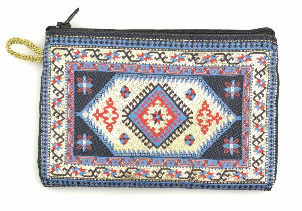 Traditional Turkish Handmade Purse with Handmade Kilim Carpet Patterns - Image 5