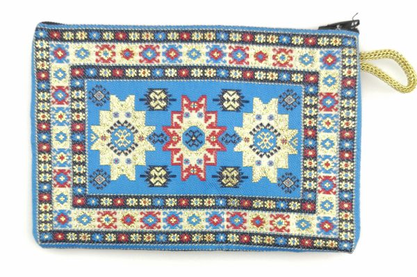 Traditional Turkish Handmade Purse with Handmade Kilim Carpet Patterns - Image 6