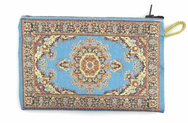 Traditional Turkish Handmade Purse with Handmade Kilim Carpet Patterns - Image 7