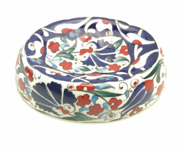 Handmade Ceramic Soap Dish - Hand Painted Turkish Pottery - Image 5