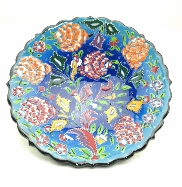 Handmade Ceramic Wall Hanging Plate(18cm) - Hand Painted Turkish Pottery - Image 7