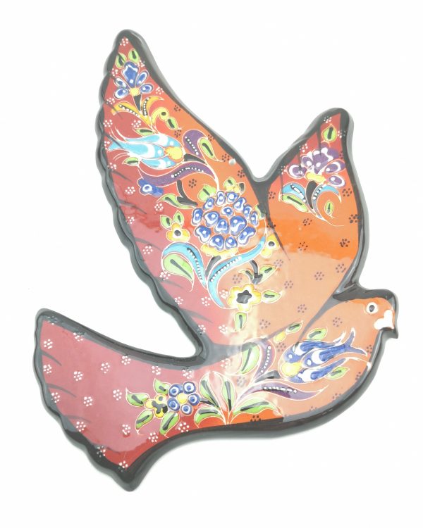 Hand Painted Ceramic Bird Wall Hanging - A Beautiful Turkish Design - Image 8