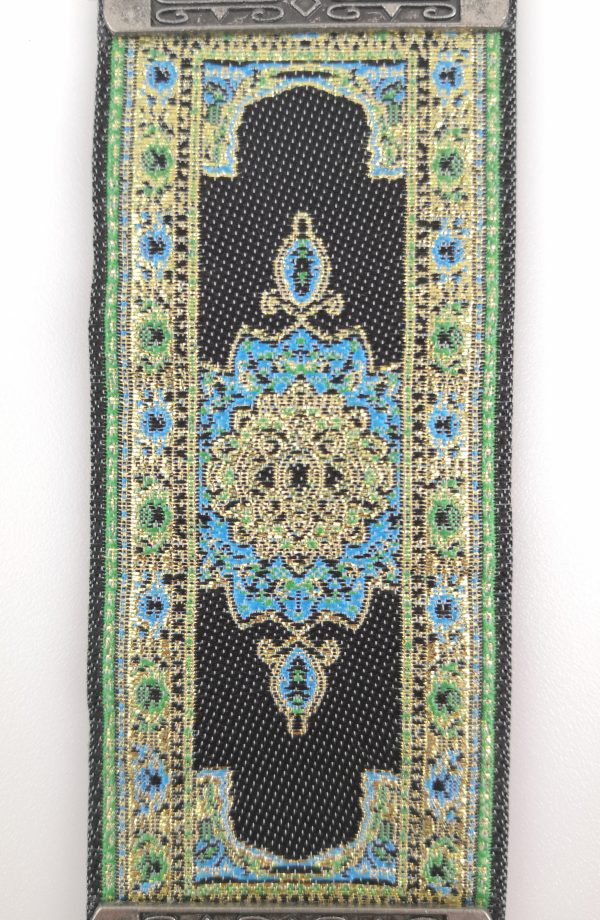 Handmade Turkish Carpet Wall Hanging - Evil Eye - Nazar Alloy - Image 3