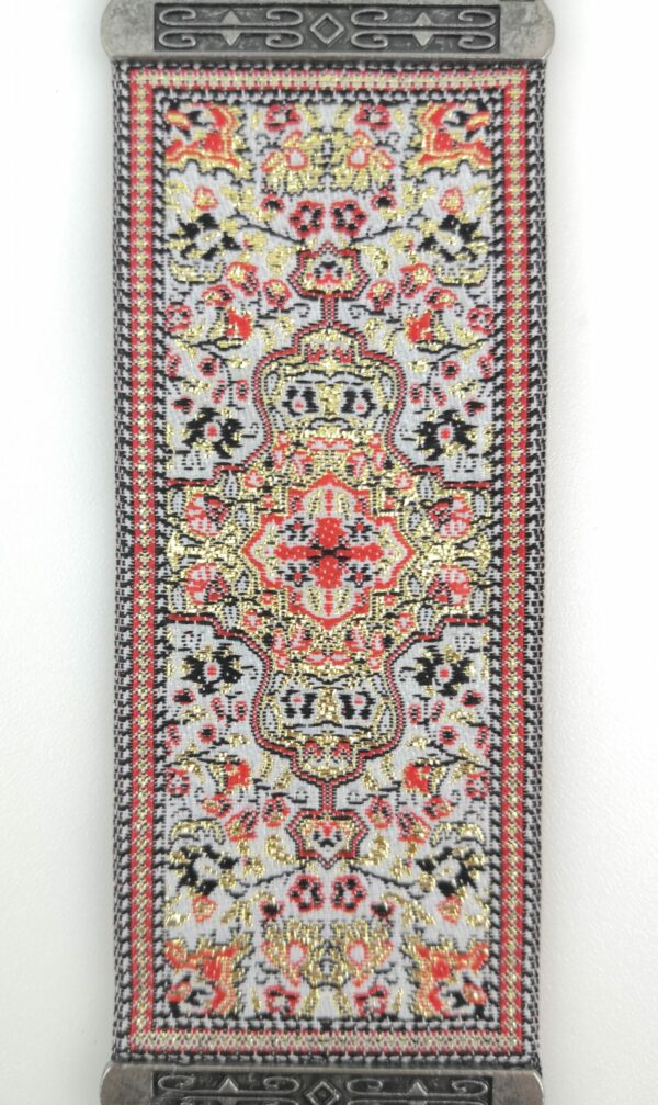 Handmade Turkish Carpet Wall Hanging - Evil Eye - Nazar Alloy - Image 3