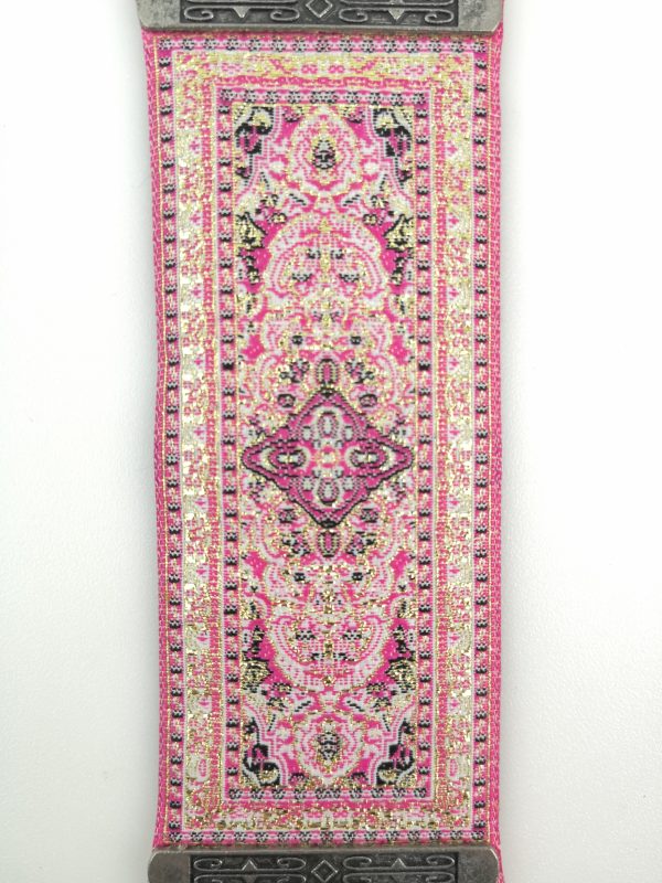 Handmade Turkish Carpet Wall Hanging - Evil Eye - Nazar Alloy - Image 3