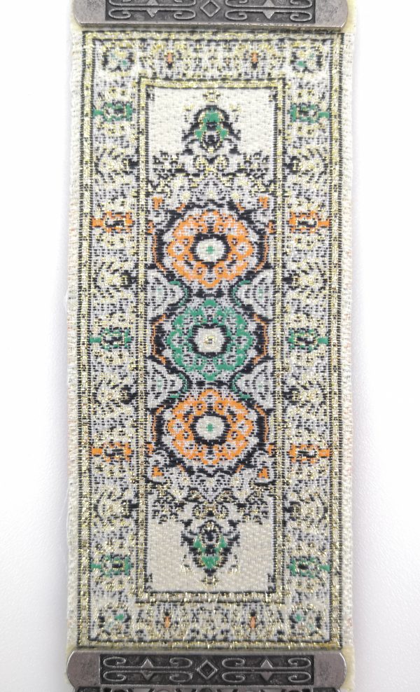 Handmade Turkish Carpet Wall Hanging - Evil Eye - Nazar Alloy - Image 3