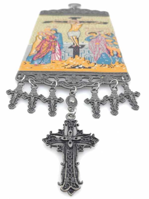 Handmade Wall Hanging - Jesus on a Cross - Image 6