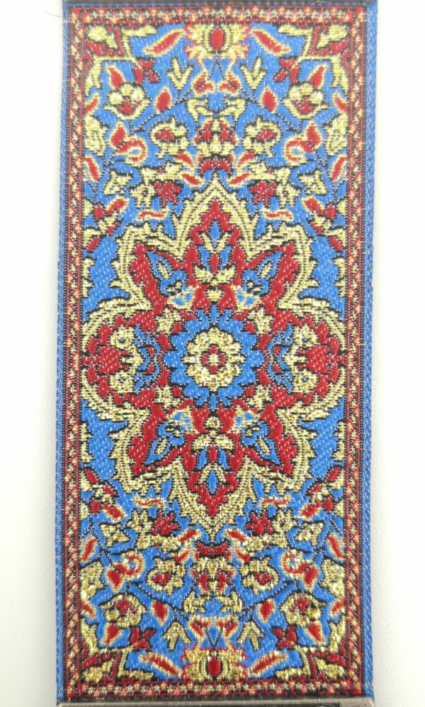 Handmade Turkish Carpet Wall Hanging - Evil Eye - Nazar Alloy - Image 3