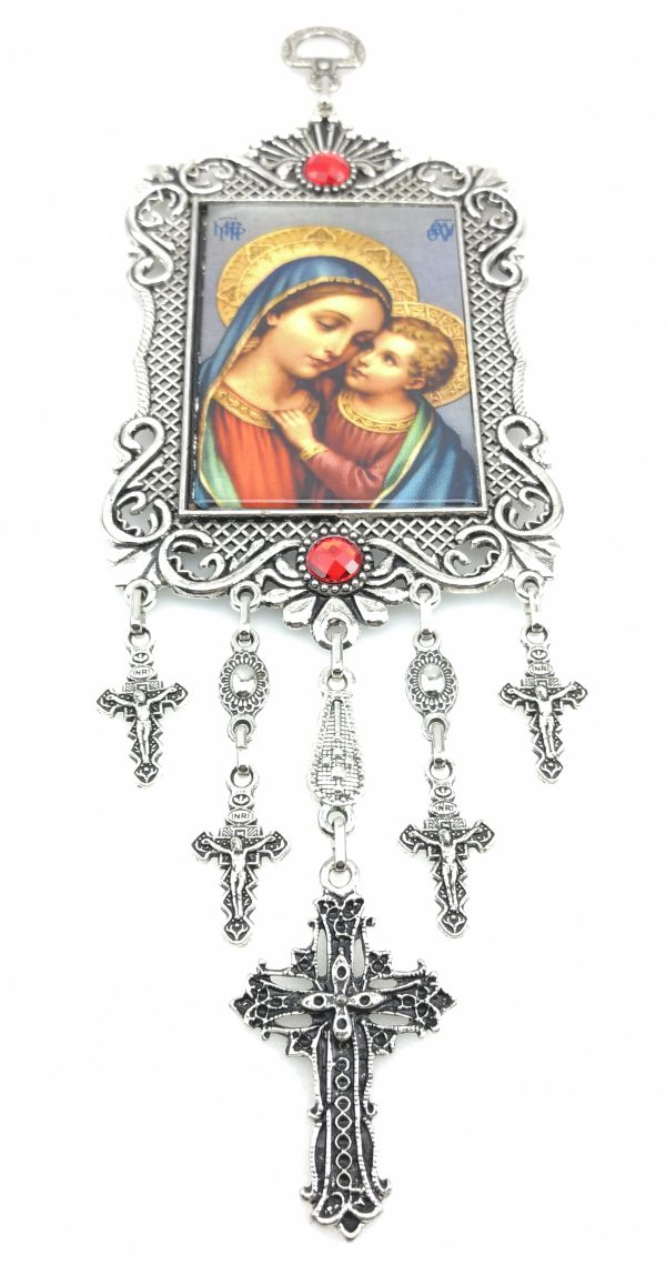 Handmade Wall Hanging - Mary and Baby Jesus - Image 5