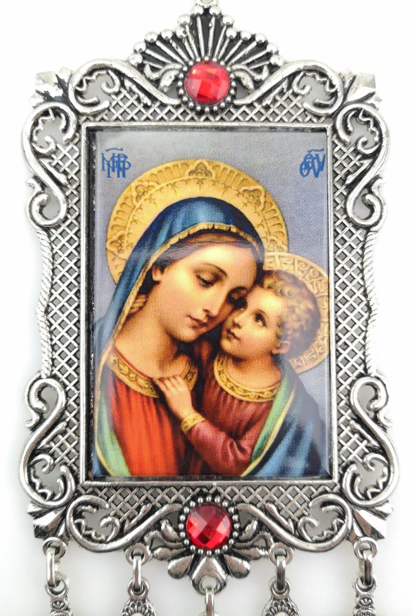 Handmade Wall Hanging - Mary and Baby Jesus - Image 3