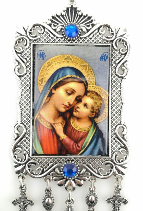 Handmade Wall Hanging - Mary and Baby Jesus - Image 3