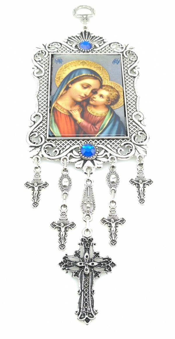 Handmade Wall Hanging - Mary and Baby Jesus - Image 5