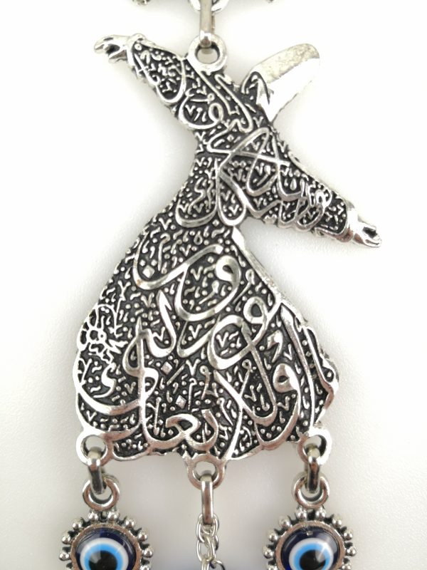 Handmade Wall Hanging Rumi/Dervish - Evil Eye - Nazar Alloy - Ramadan Sale - Image 3