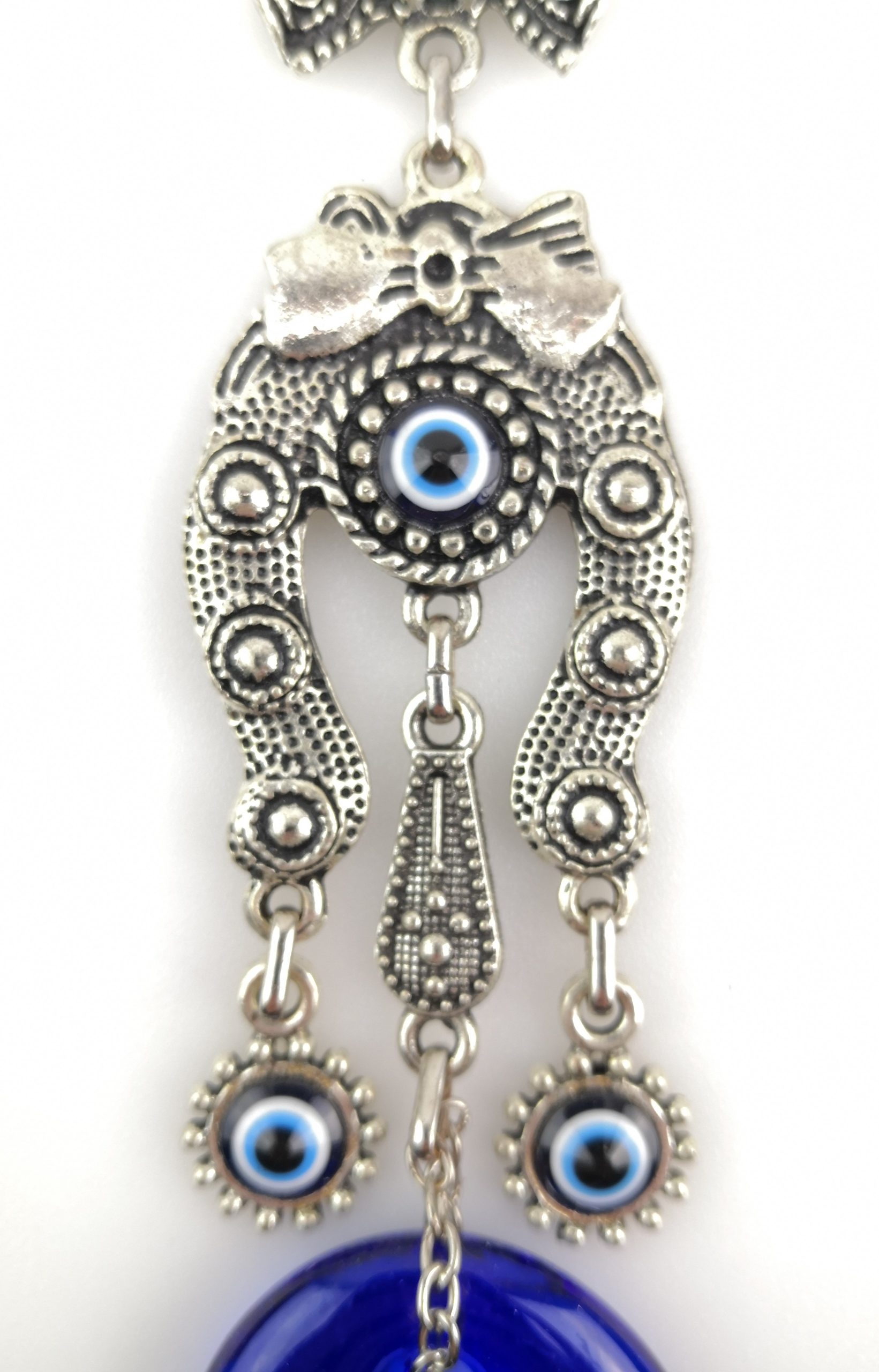 Handmade Horse Shoe / Evil Eye – Nazar Alloy Wall Hanging - Image 3