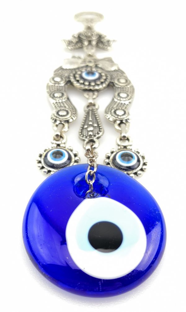 Handmade Horse Shoe / Evil Eye – Nazar Alloy Wall Hanging - Image 6