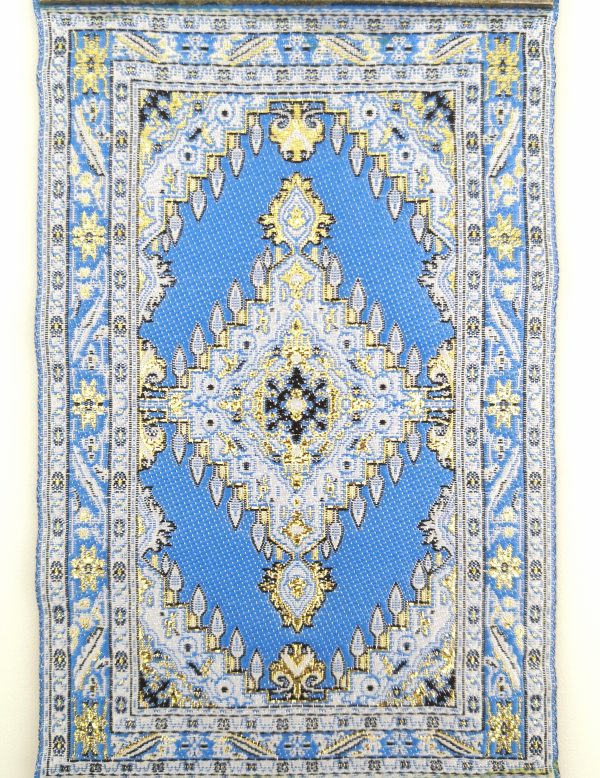 Handmade Turkish Carpet / Evil Eye – Nazar Alloy Wall Hanging - Image 3