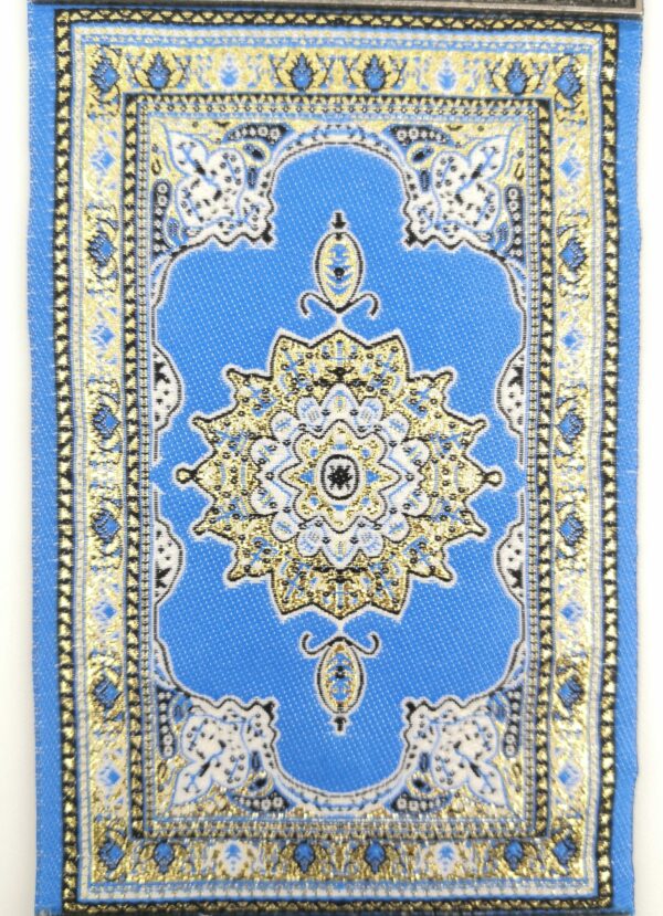 Handmade Turkish Carpet Wall Hanging - Evil Eye - Nazar Alloy - Image 3