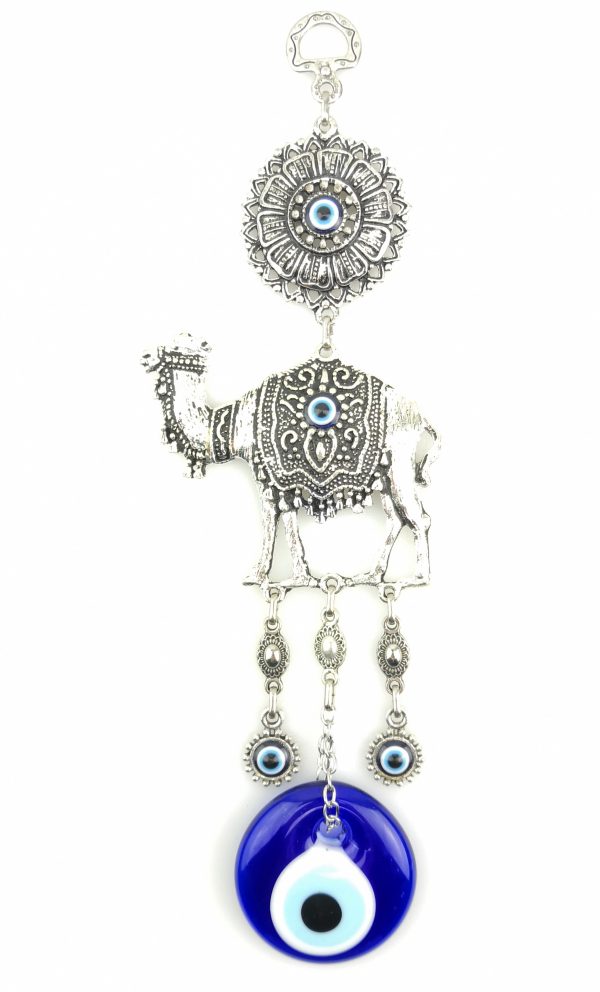 Handmade Camel Wall Hanging - Evil Eye - Nazar Alloy - Xmas Gift