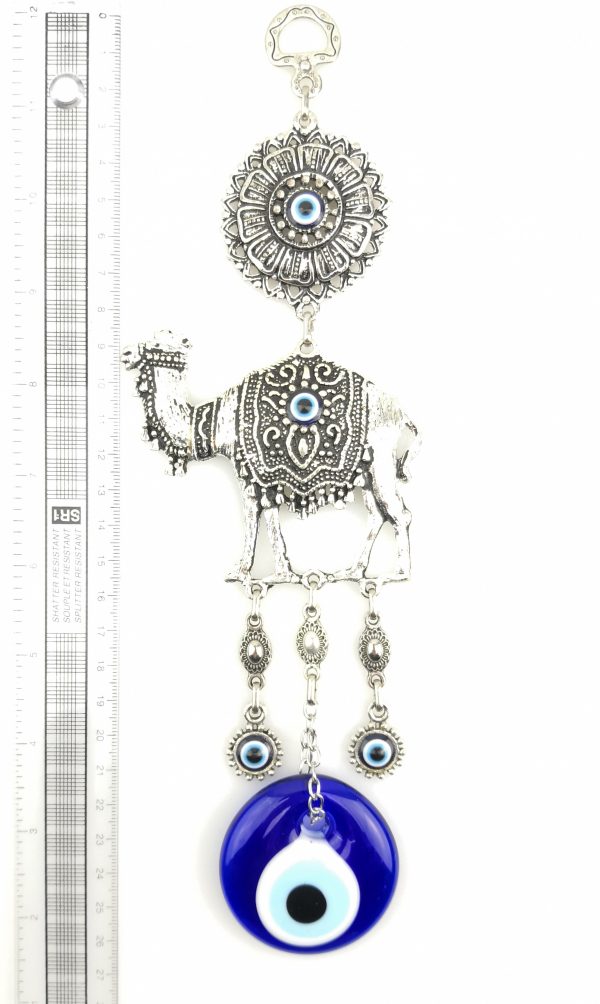 Handmade Camel Wall Hanging - Evil Eye - Nazar Alloy - Xmas Gift - Image 4