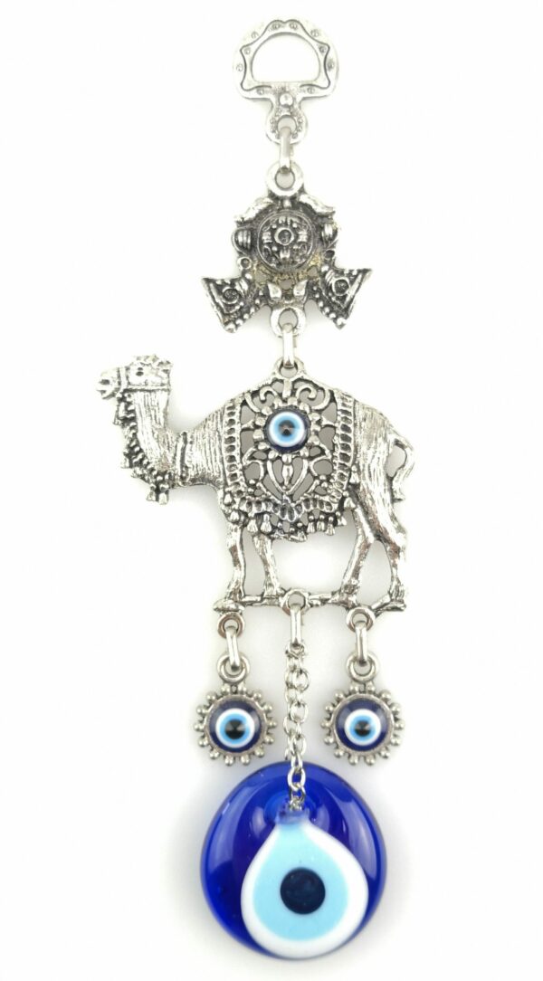 Handmade Camel Wall Hanging - Evil Eye - Nazar Alloy