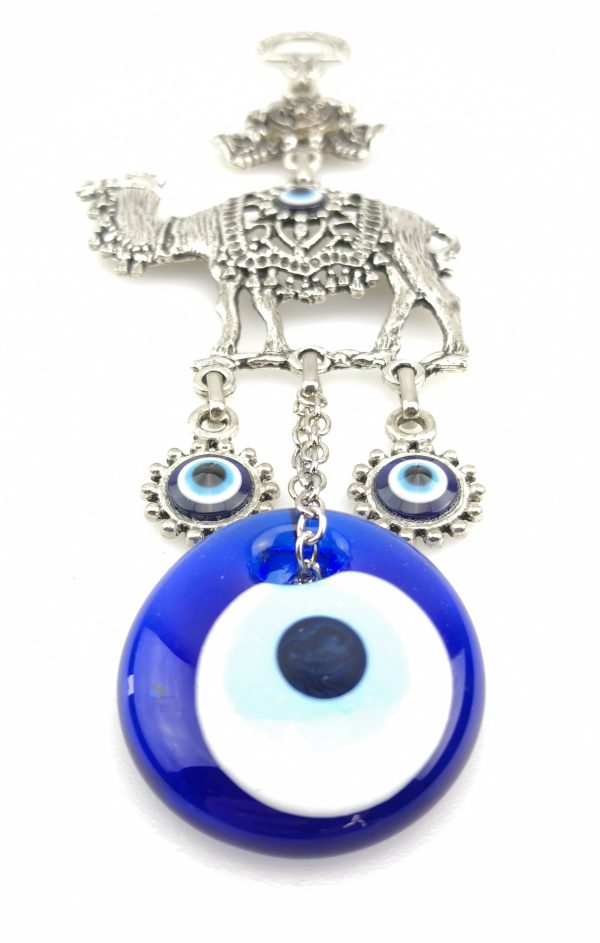 Handmade Camel Wall Hanging - Evil Eye - Nazar Alloy - Image 6