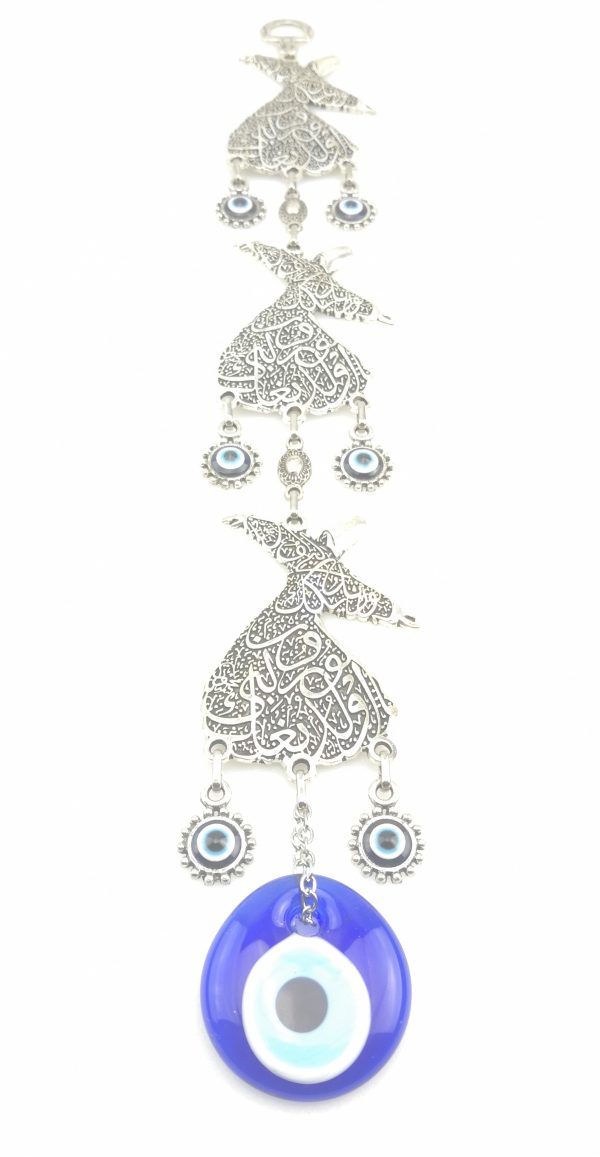 Whirling Dervish Wall Hanging - Evil Eye - Nazar Alloy - Ramadan Sale - Image 5