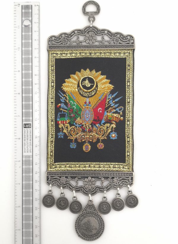 Handmade Symbol of Ottoman Empire - Alloy Wall Hanging Tugra - Image 4