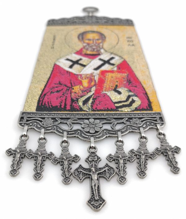 Handmade Wall Hanging - Saint Nicholas Myra - Image 6