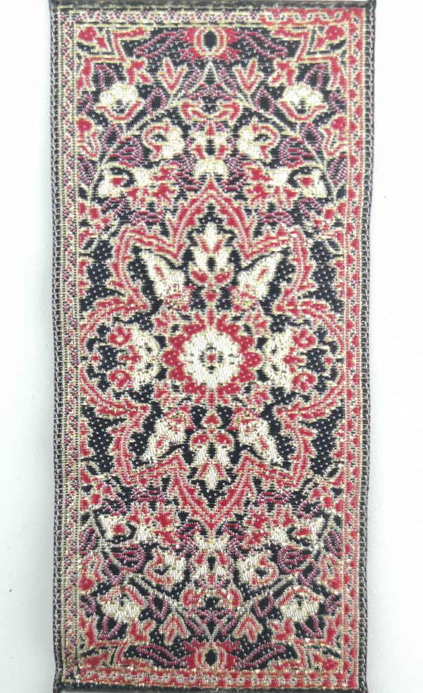 Handmade Turkish Carpet Wall Hanging - Evil Eye - Nazar Alloy - Image 3