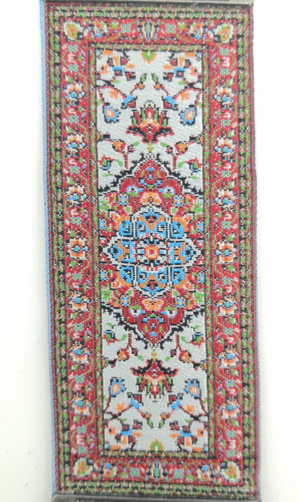 Handmade Turkish Carpet Wall Hanging - Evil Eye - Nazar Alloy - Image 3