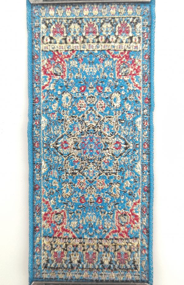 Handmade Turkish Carpet Wall Hanging - Evil Eye - Nazar Alloy - Image 3