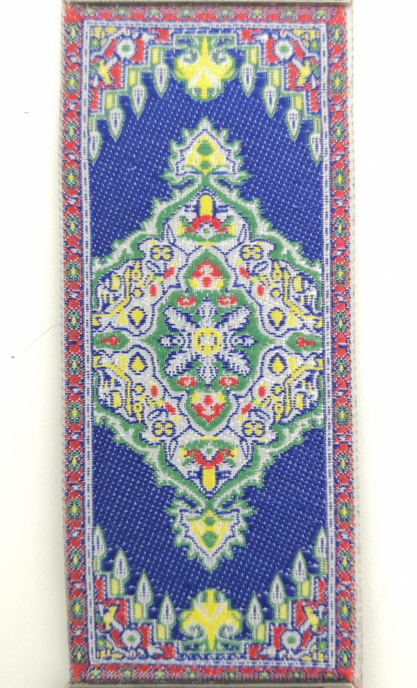 Handmade Turkish Carpet Wall Hanging - Evil Eye - Nazar Alloy - Image 3