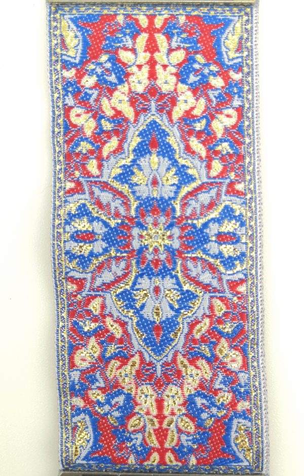 Handmade Turkish Carpet Wall Hanging - Evil Eye - Nazar Alloy - Image 3