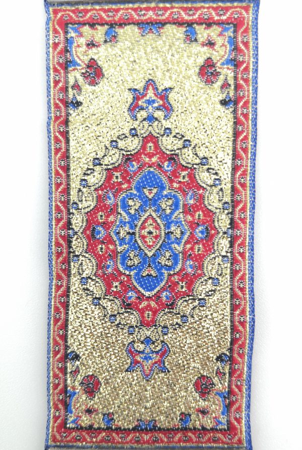 Handmade Turkish Carpet Wall Hanging - Evil Eye - Nazar Alloy - Image 3