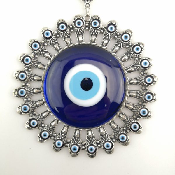 Handmade Wall Hanging - Evil Eye - Nazar Alloy - Image 3