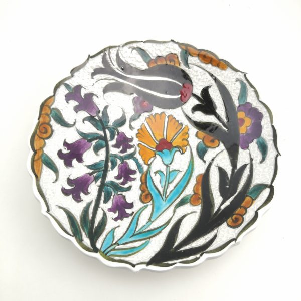 Handmade Ceramic Wall Hanging Plate(18 cm) - Hand Painted Turkish Pottery - Image 7