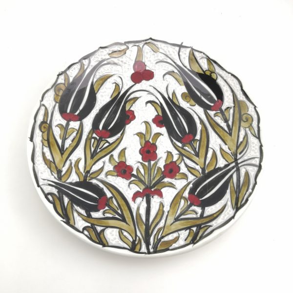 Handmade Ceramic Wall Hanging Plate(18 cm) - Hand Painted Turkish Pottery - Image 9