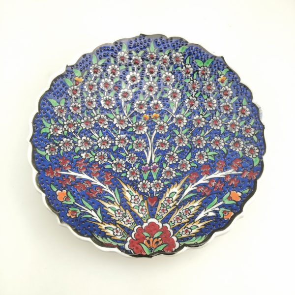 Handmade Ceramic Wall Hanging Plate(18 cm) - Hand Painted Turkish Pottery - Image 10