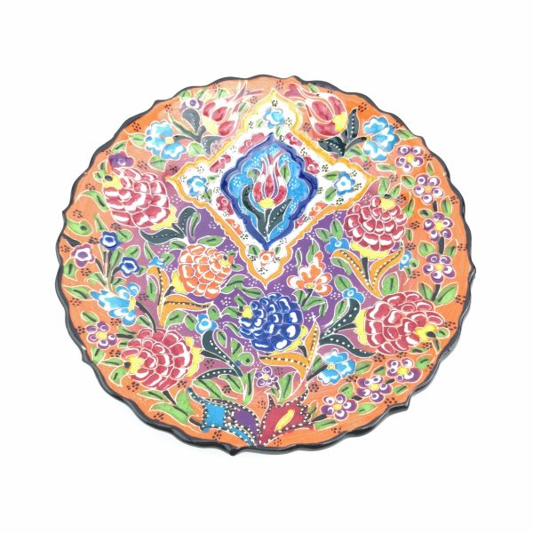 Traditional Wall Hanging Hand Painted Plate(18 cm) - 3 Different Colours - Image 4