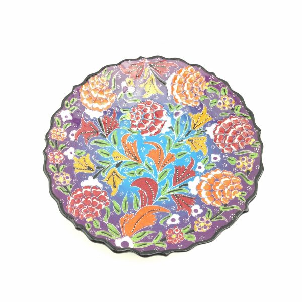 Traditional Wall Hanging Hand Painted Plate(18 cm) - 3 Different Colours - Image 5