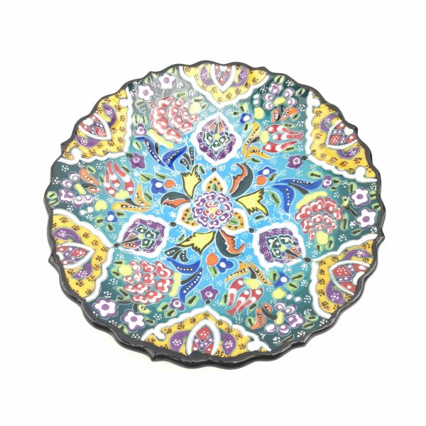 Traditional Wall Hanging Hand Painted Plate(18 cm) - 3 Different Colours - Image 6